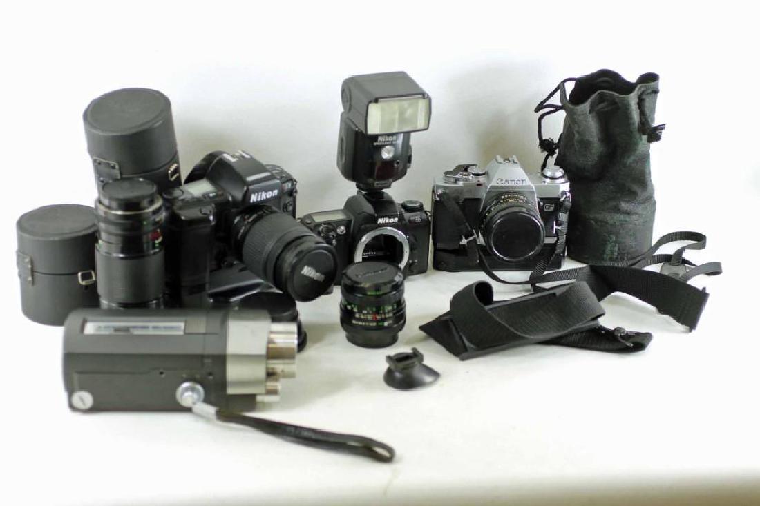 Lot of Cameras and Lenses (1 of 10)