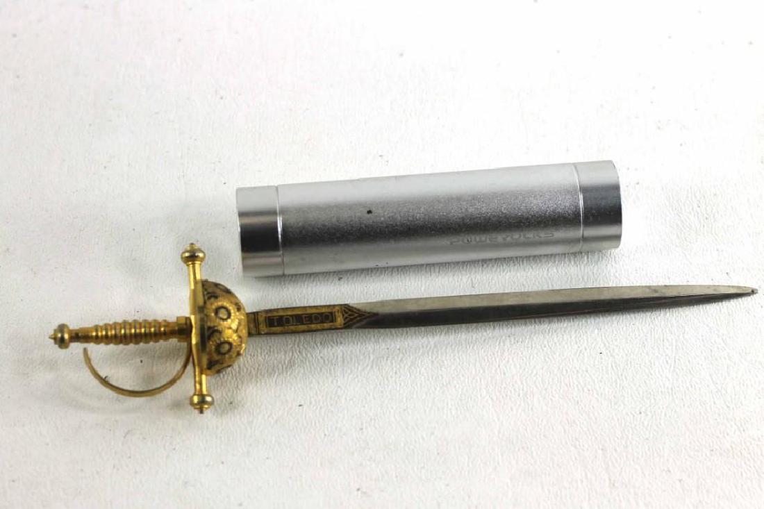 Toledo Dagger Style Letter Opener and a Portable: Toledo Dagger Style Letter Opener and a Portable Charger