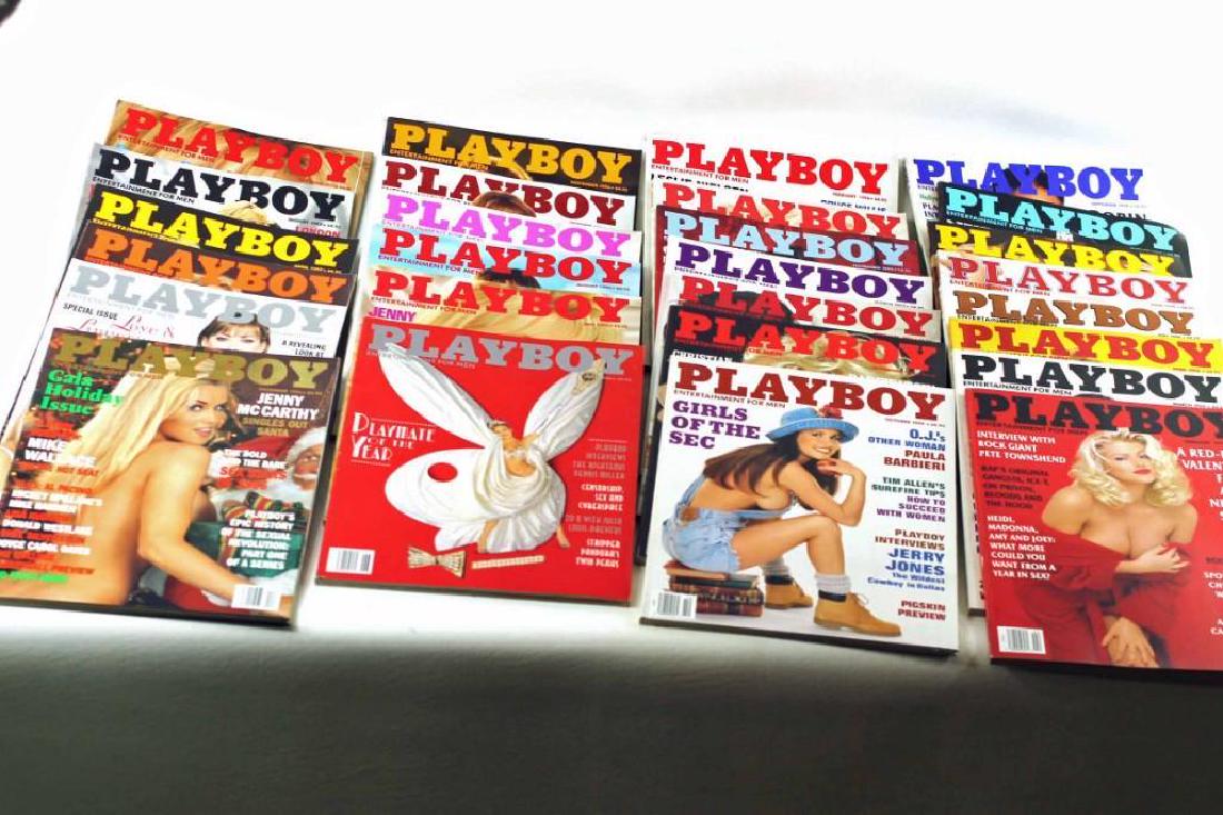 Lot of 1990s Playboy Magazines (1 of 5)