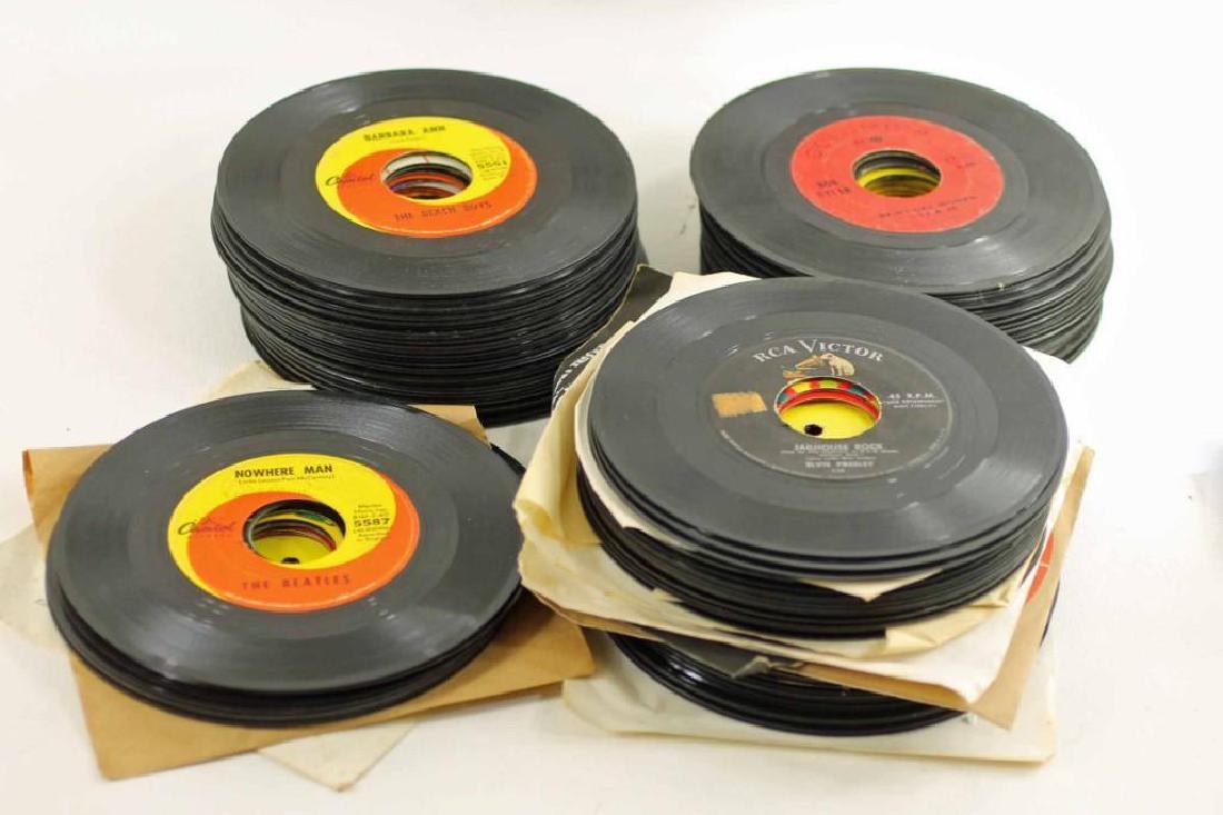 Lot of 45 RPM Vinyl Records (1 of 1)