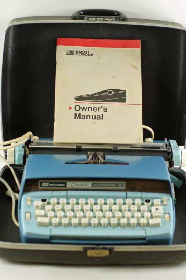 Smith Corona Blue Typewriter Coronet Automatic 12 (1 of 5)