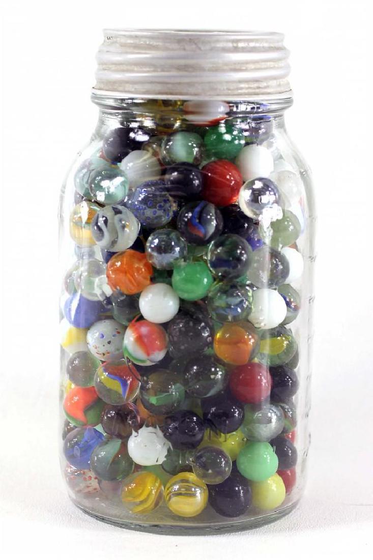 Jar of Vintage Marbles: Jar of Vintage Marbles