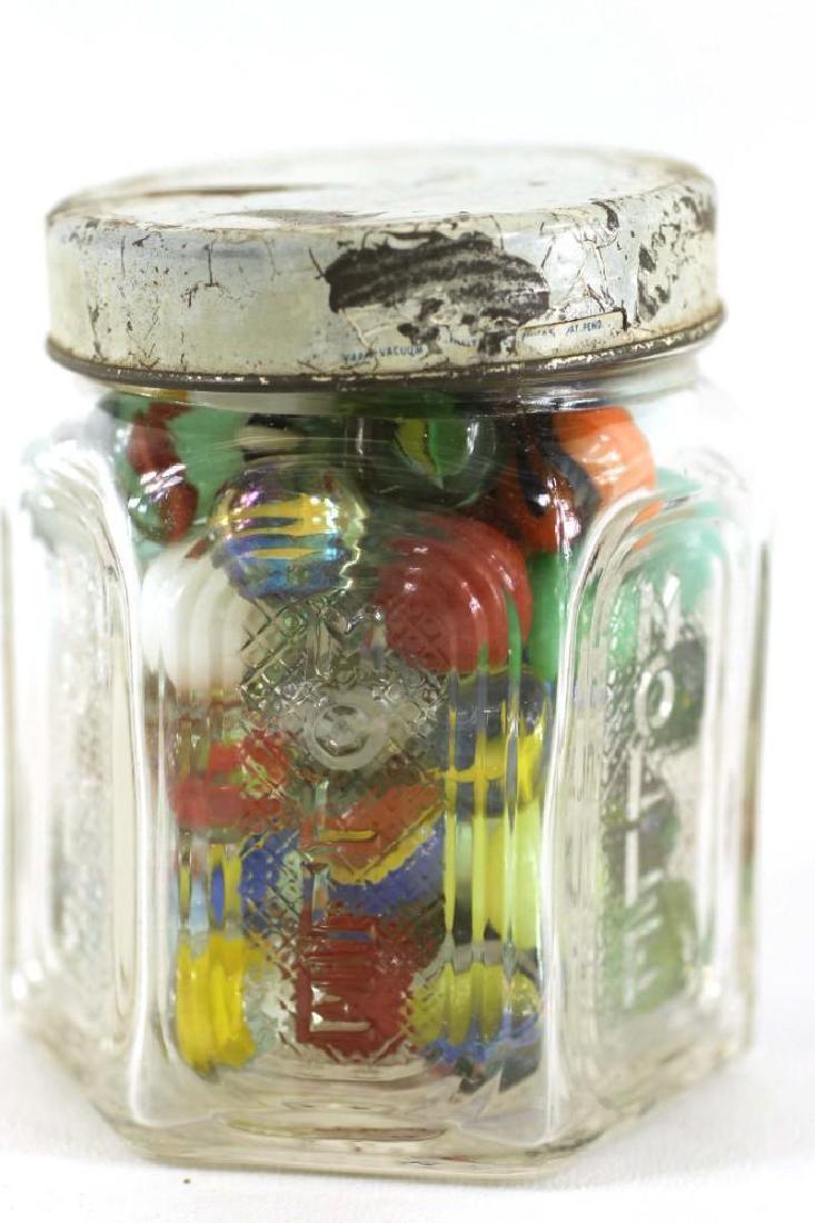 Jar of Vintage Marbles: Jar of Vintage Marbles