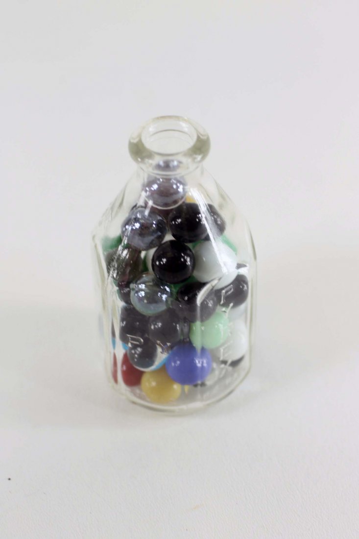 Pyrex Baby Milk Bottle Filled with Vintage Marbles (1 of 2)