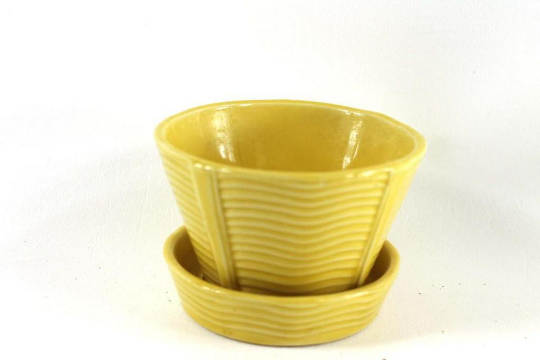 Yellow Ceramic Flower Pot (1 of 1)