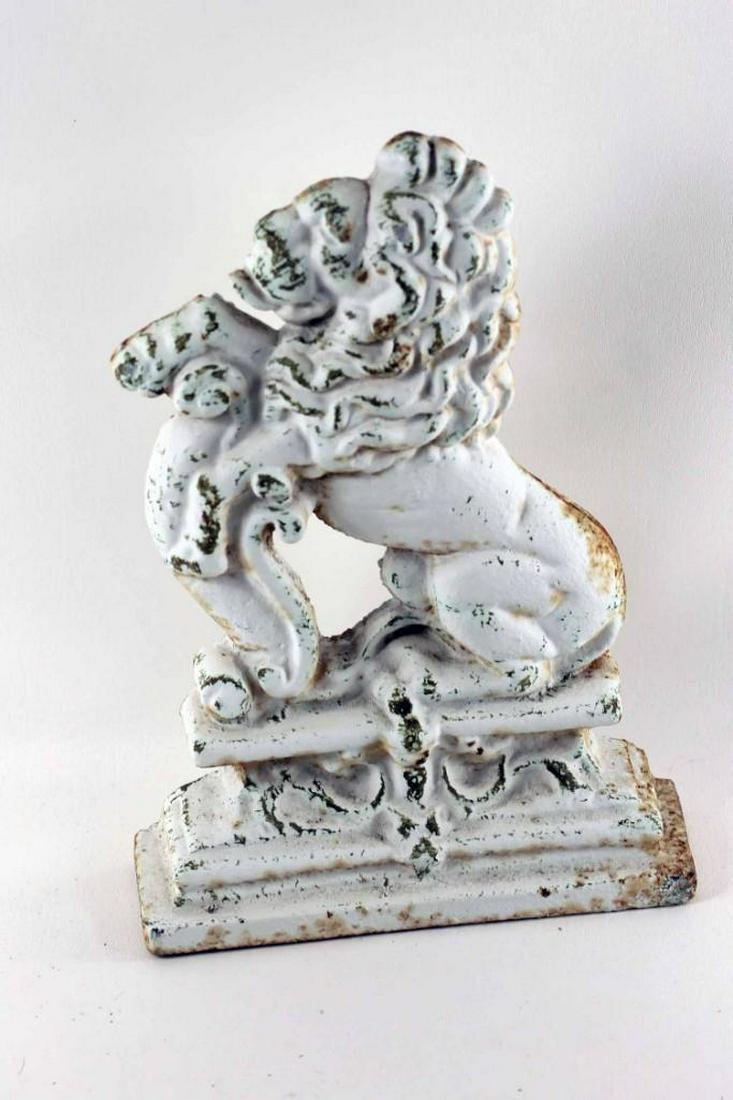Cast Iron Lion Door Stop: Cast Iron Lion Door Stop