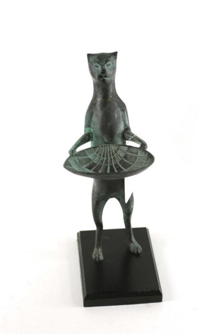 Metal Cat Statue (1 of 3)