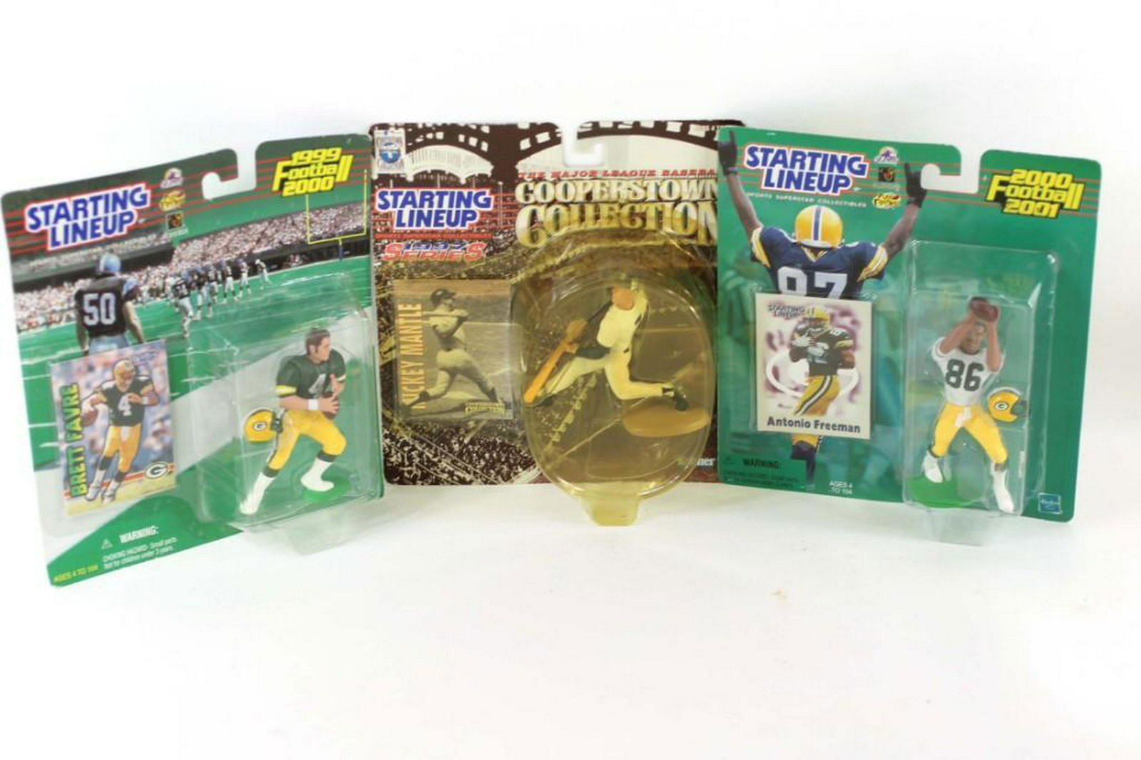 Lot of 3 Starting Lineup Action Figures incl Mickey (1 of 1)