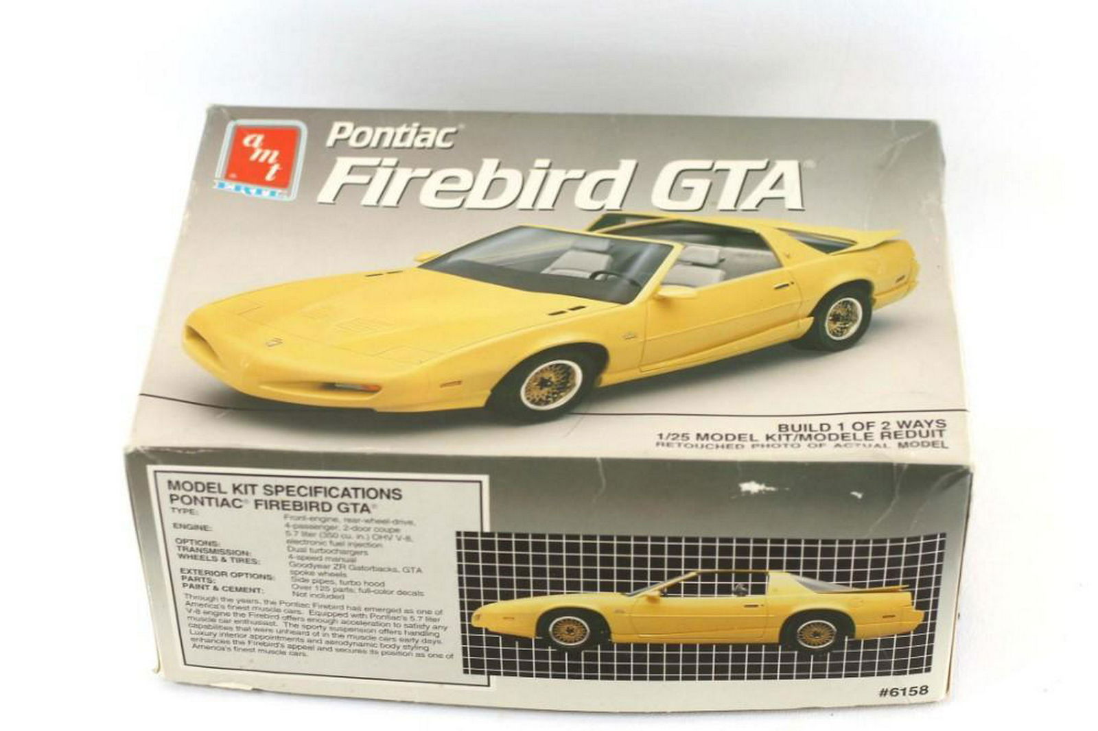 Pontiac Firebird GTA Model Car Kit 1:25 Scale (1 of 3)