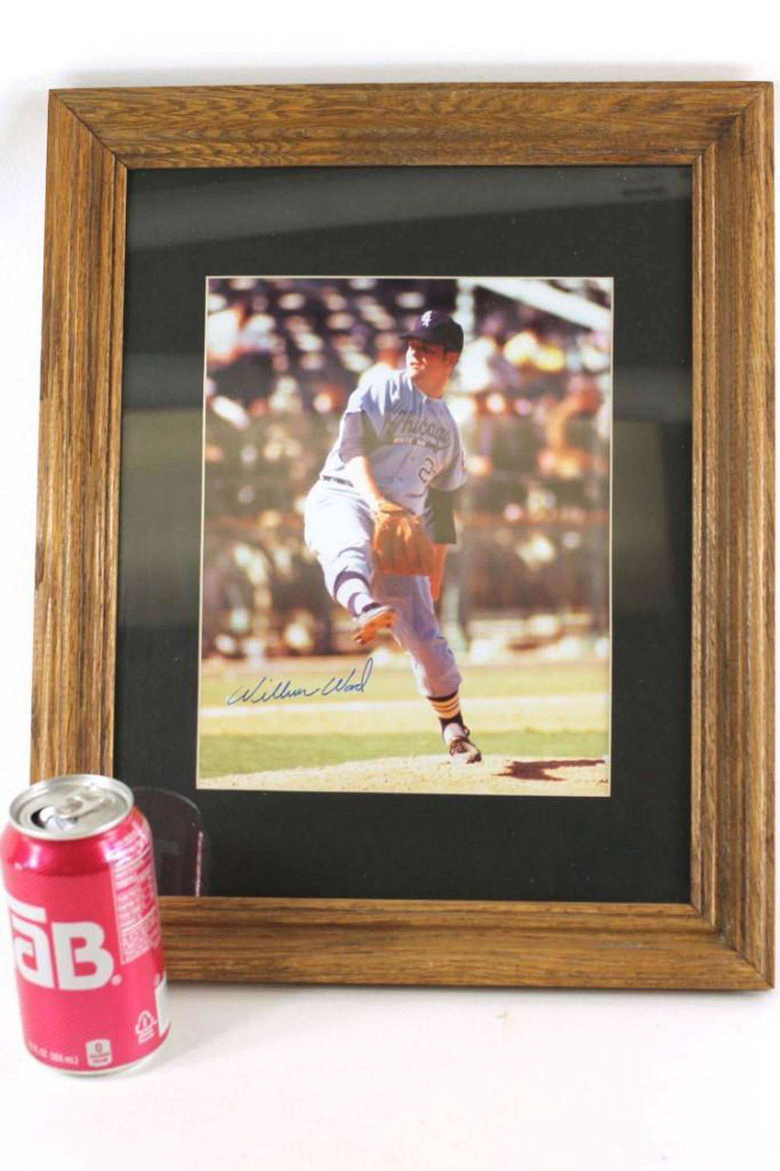 Framed Photograph Signed Wilbur Wood NO COA (1 of 2)