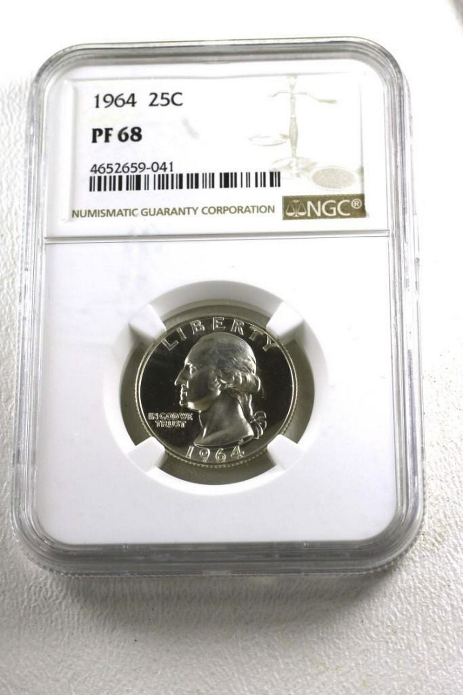1964 Quarter NGC Graded PF 68 (1 of 2)
