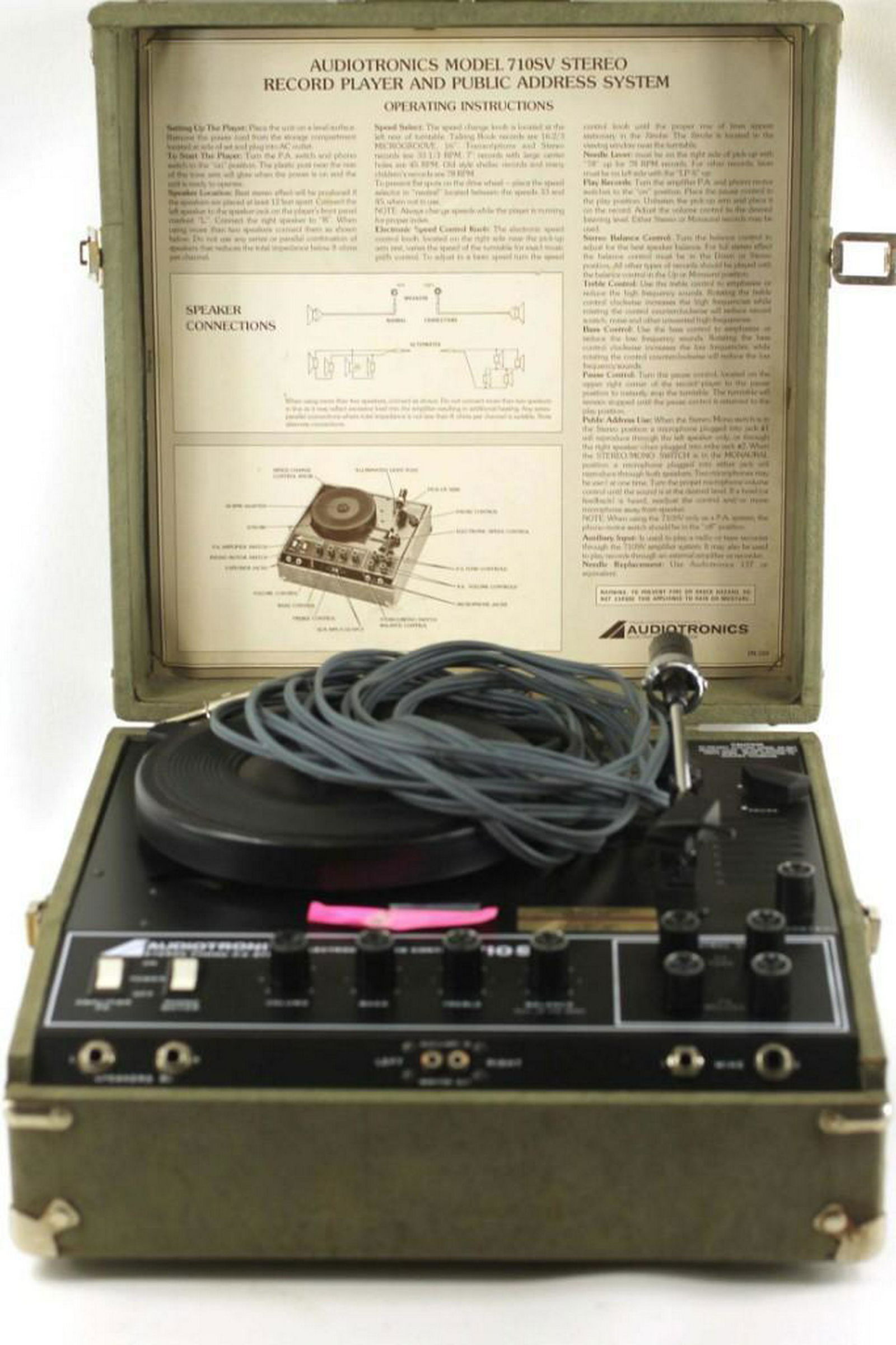 Audiotronics Record Player PA System Vintage (1 of 5)