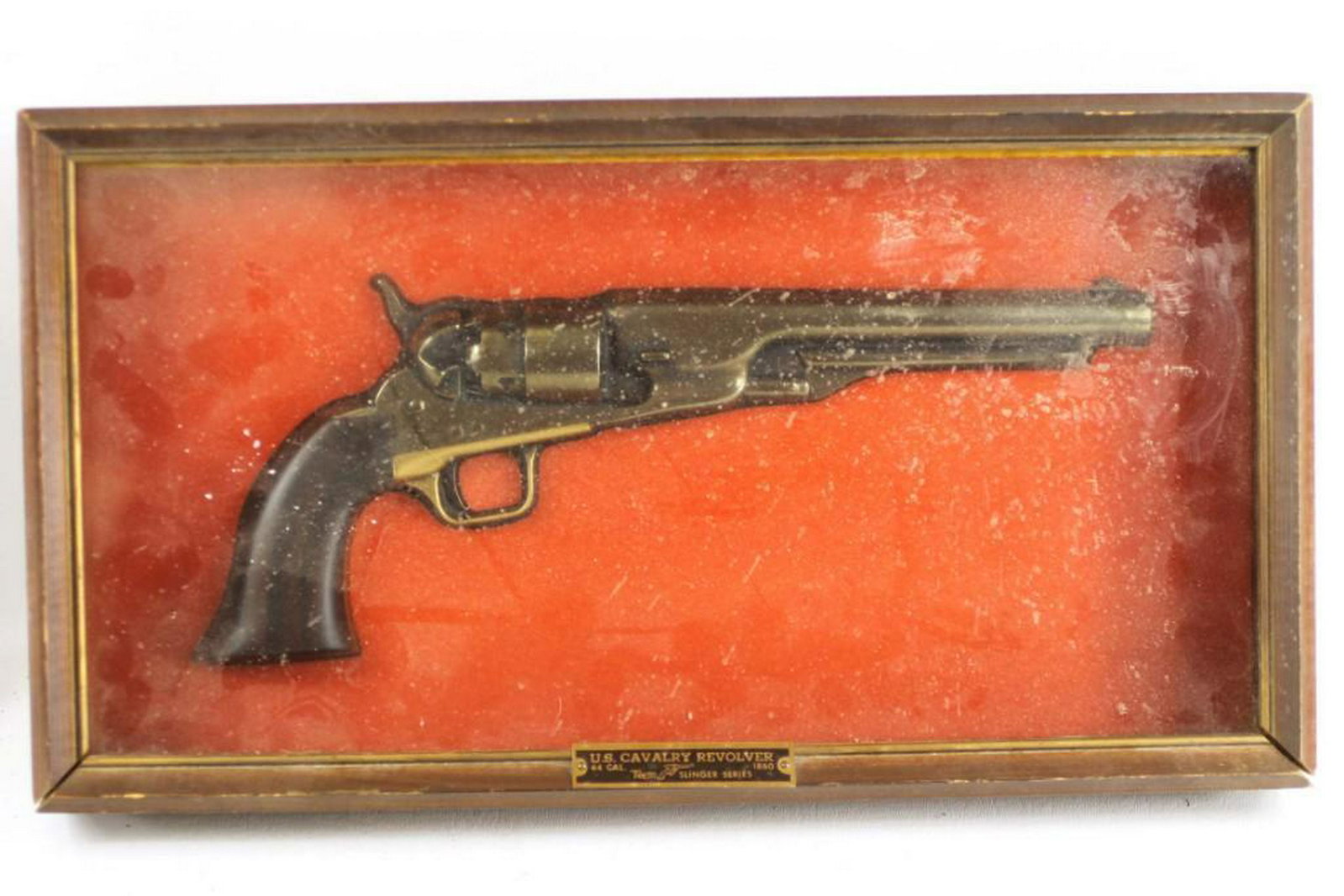 Replica of a US Cavalry Revolver: This is a replica or reproduction of an 1860 Teem Slinger Series U.S. Calvary Revolver Gun