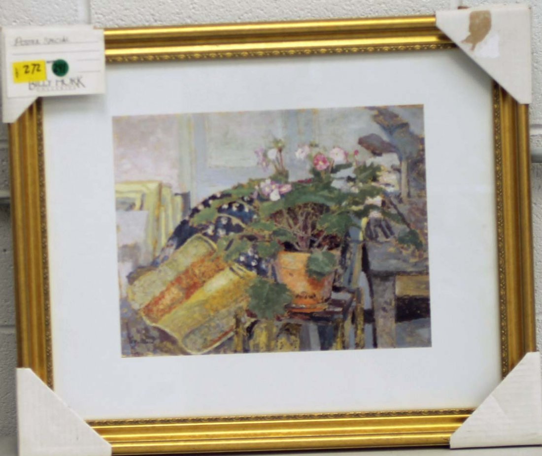 E. Vuillard "Le Pot de Fleurs" Framed Matted Poster (1 of 4)