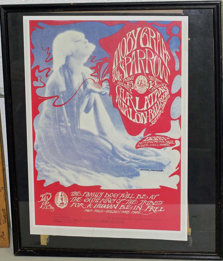 Moby Grape The Sparrow The Charlatans 1967 Poster (1 of 6)