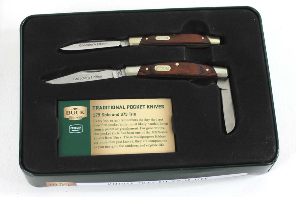 Buck Knives Collector's Edition Pocket Knives (1 of 3)