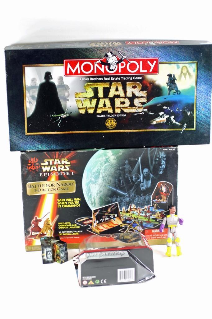 Lot of Star Wars Items incl Games and Action Figures (1 of 5)