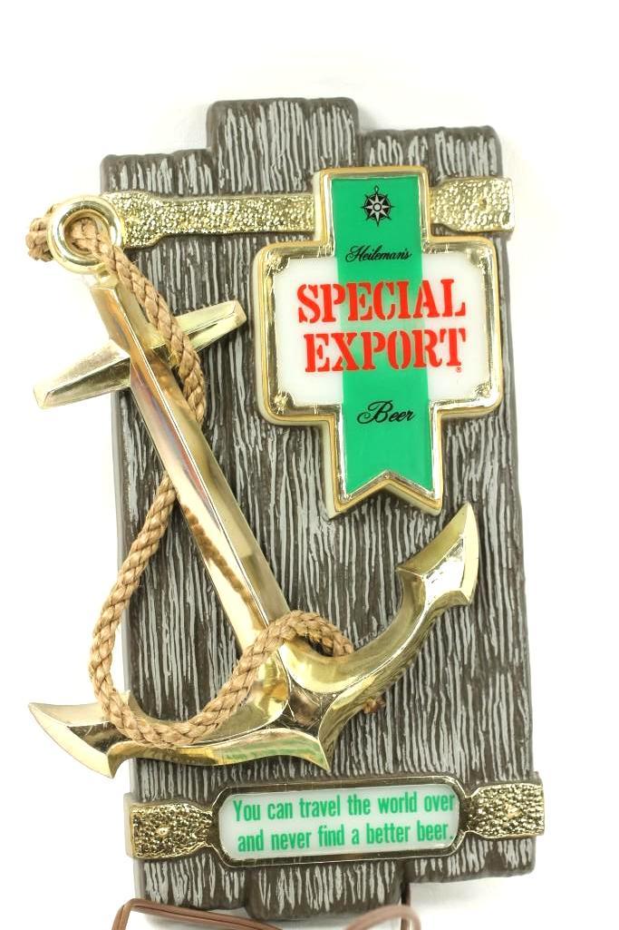Special Export Lighted Beer Sign (1 of 2)