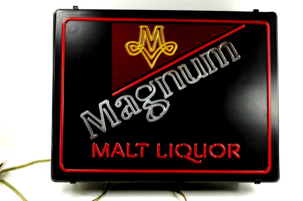 Magnum Malt Liquor Beer Sign (1 of 1)