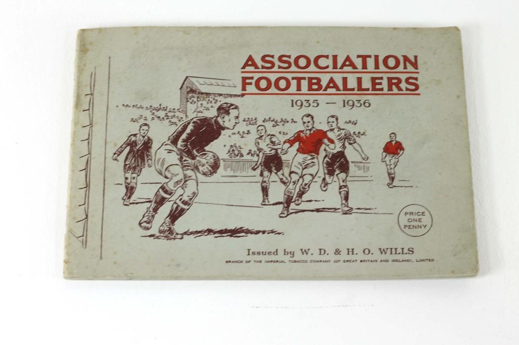 Association Footballers Tobacco Card Booklet with (1 of 11)