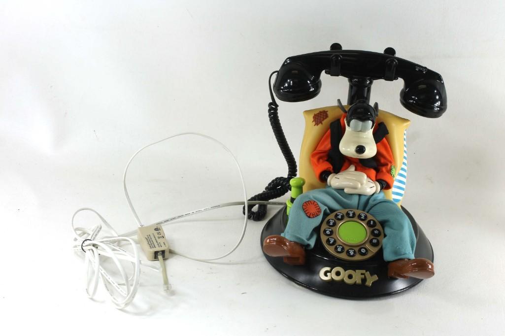 Disney Goofy Telephone: Walt Disney's Goofy push button or touch tone phone