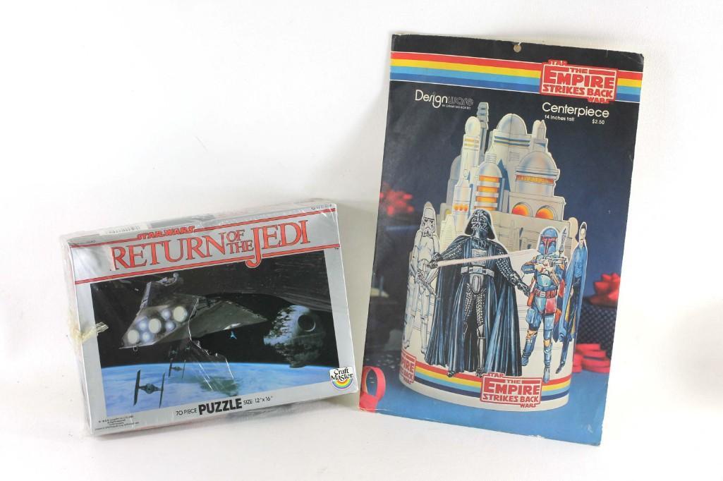 Star Wars The Empire Strikes Back Centerpiece and: Star Wars The Empire Strikes Back Centerpiece and Return of the Jedi Puzzle