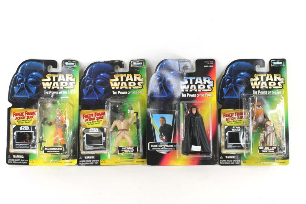 Lot of 4 Star Wars Action Figures New in Package (1 of 1)