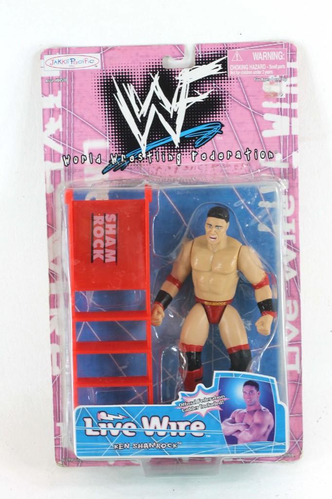 Live Wire Ken Shamrock WF Wrestling Action Figure New (1 of 1)