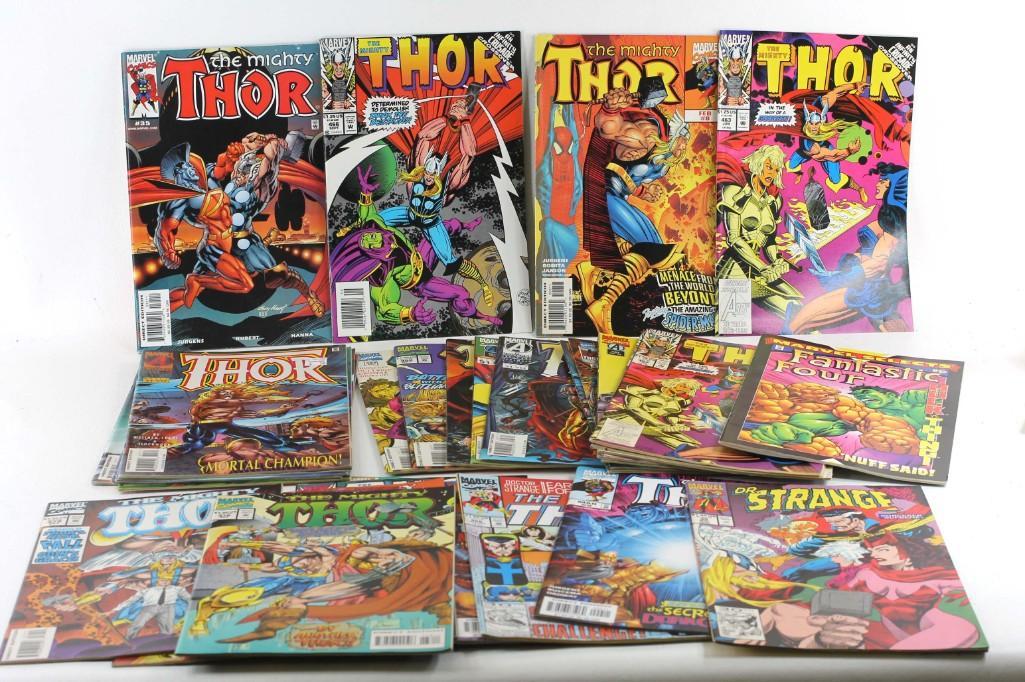 Lot of Comic Books incl Thor, The Fantastic Four, Dr. (1 of 1)