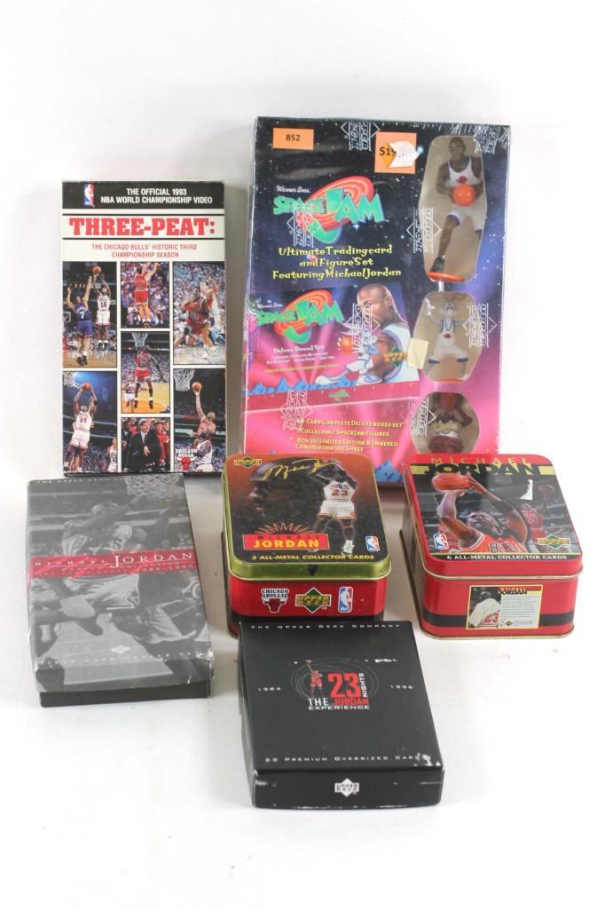 Lot of Michael Jordan Memorabilia incl Metal Cards, (1 of 1)