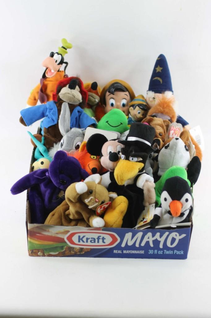 Lot of Beanie Babies and Other Beanies incl Disney: Lot of Beanie Babies and Other Beanie Plush Toys incl Disney