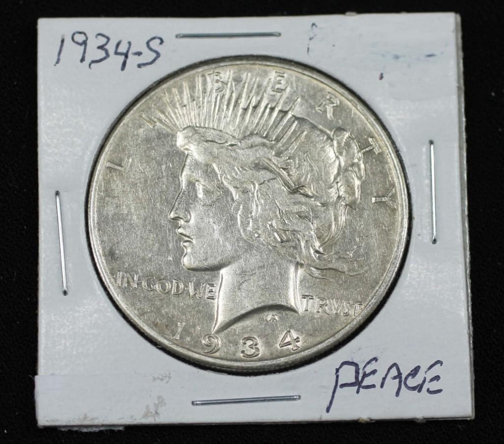 1934-S Peace Dollar (1 of 2)