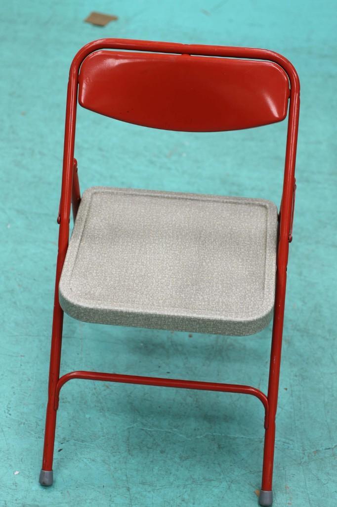 Small Samsonite Red Folding Chair (1 of 3)