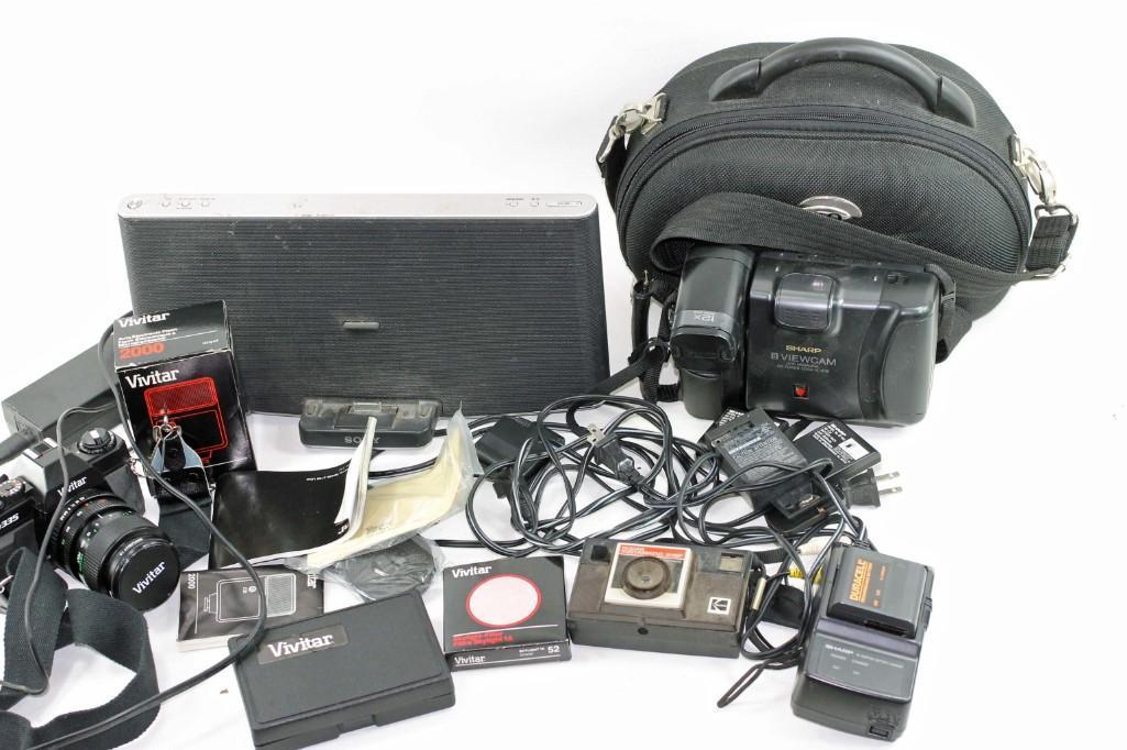 Lot of Cameras and Camera Equipment (1 of 4)