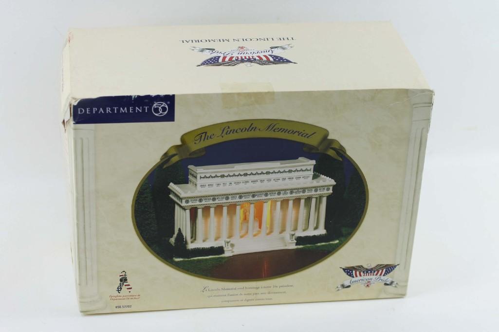 Department 56 The Lincoln Memorial: Dept 56 American Pride Collection The Lincoln Memorial