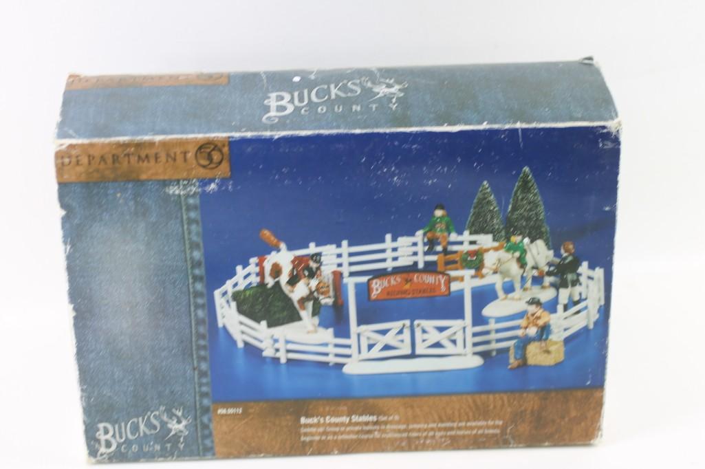 Department 56 Buck's County Stables (1 of 4)