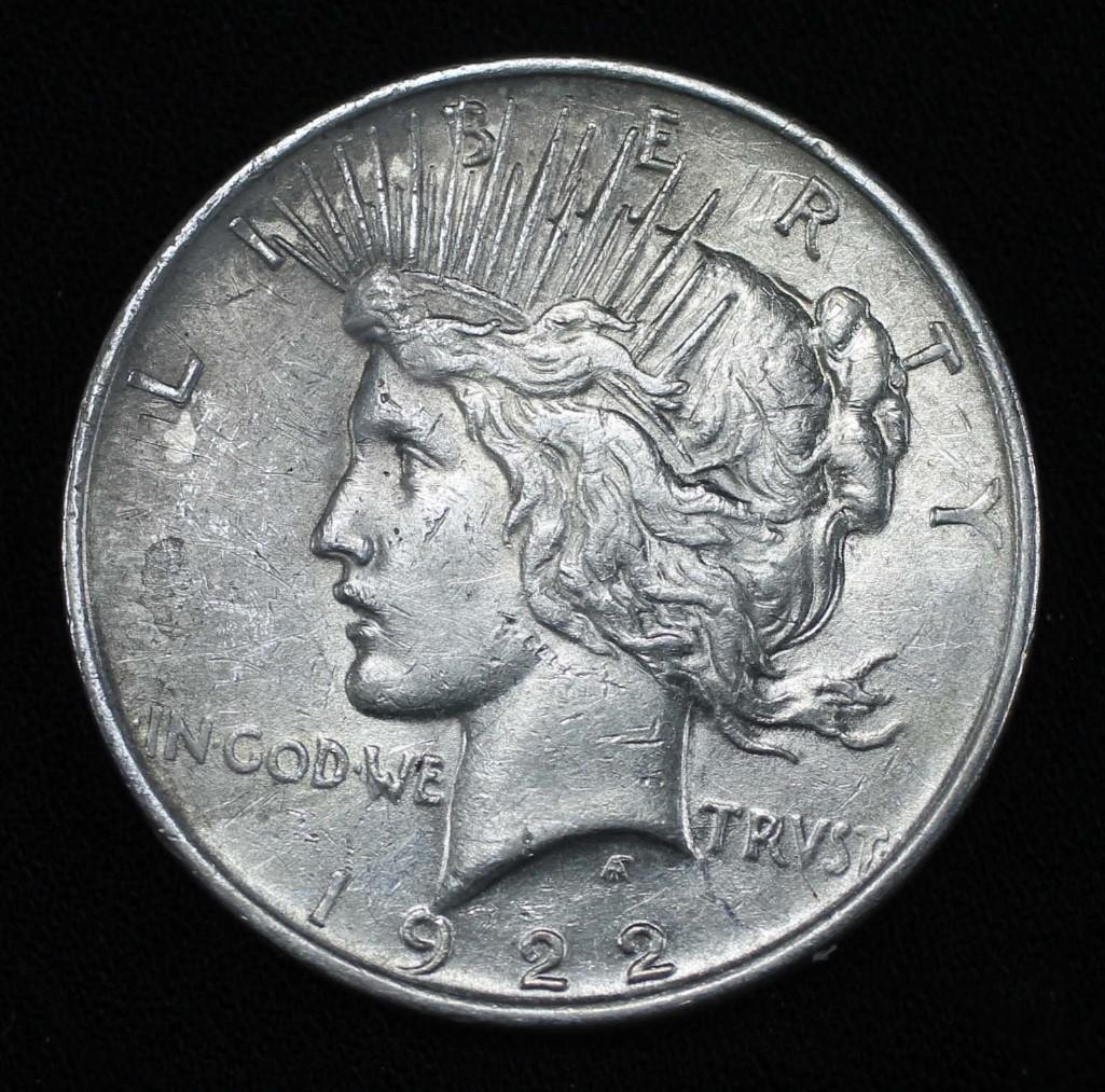 1922-P Silver Peace Dollar (1 of 2)