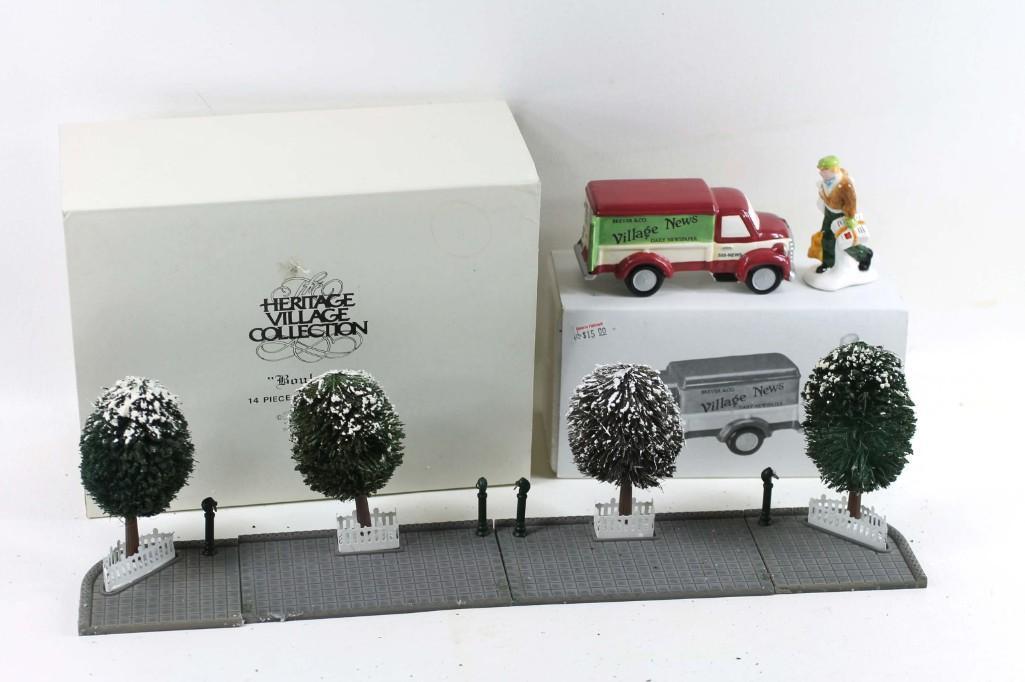 Department 56 accessories "Boulevard" Trees and Village (1 of 3)