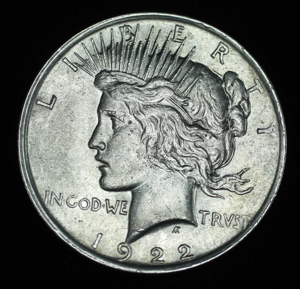 1922-P Silver Peace Dollar (1 of 2)