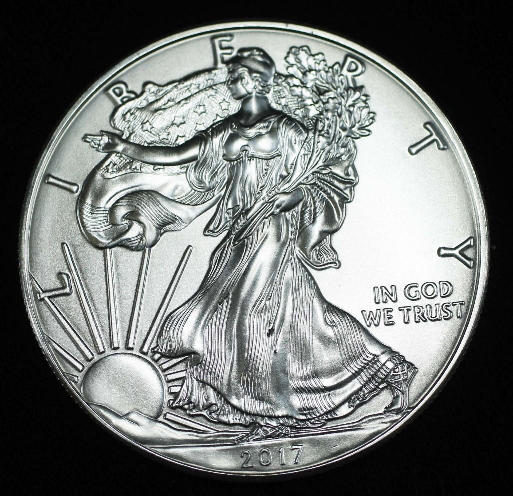 2017 BU American Silver Eagle (1 of 2)