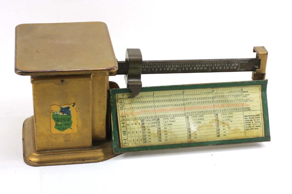 Vintage Postal Scale with rate calculator (1 of 9)