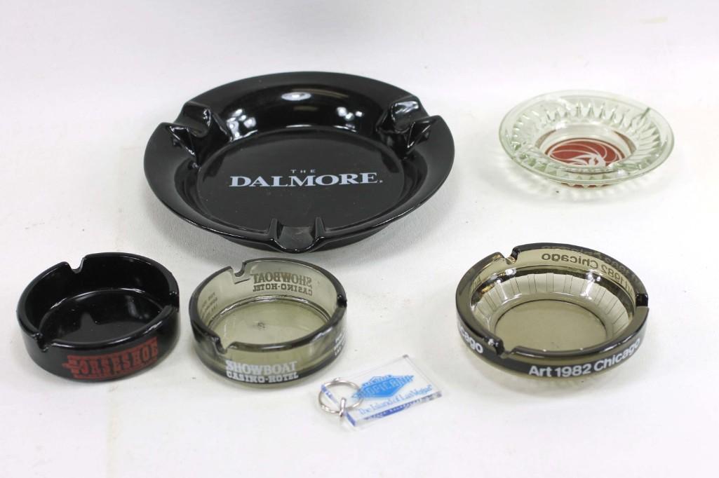 Lot of Vintage Casino Ashtrays Horseshoe, Showboat, (1 of 5)