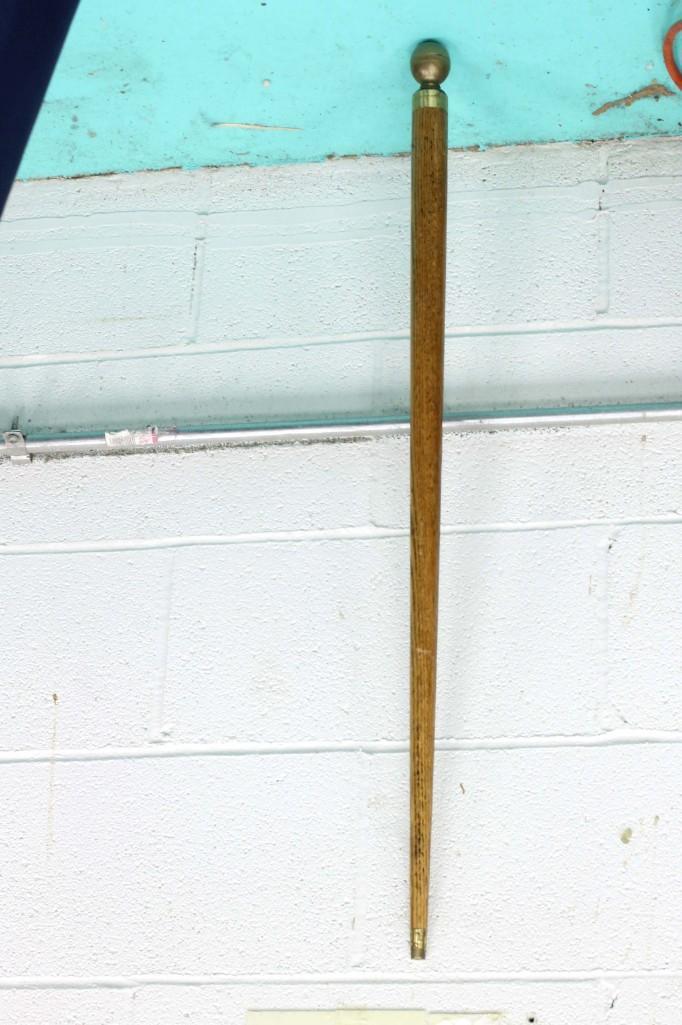 Cane with a Brass Ball Handle (1 of 3)