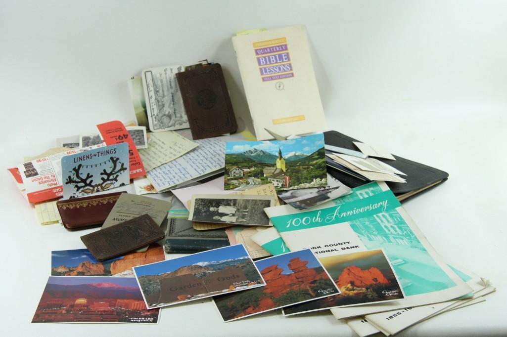 Lot of Vintage Ephemera incl Postcards (1 of 6)