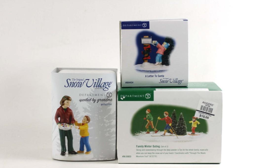 Lot of 3 Department 56 Christmas Items in Original (1 of 2)
