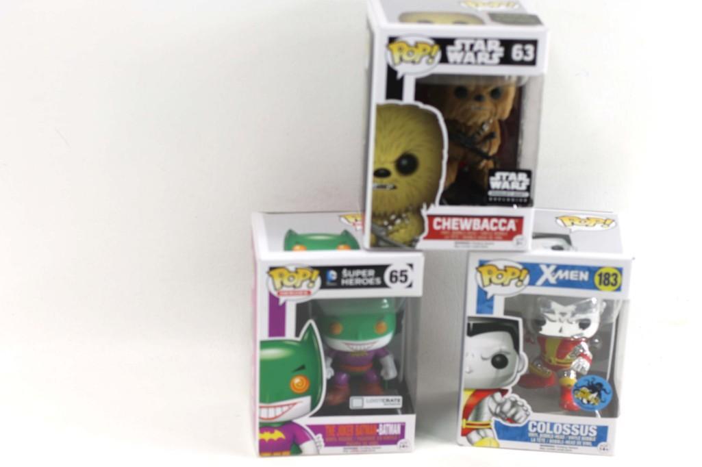Lot of 3 Funko Pop Collectible Toys or Vinyl Figures (1 of 4)
