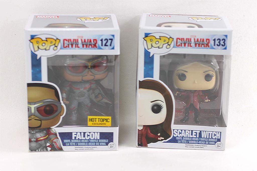 Lot of 2 Funko Pop New in Package Captain America Civil (1 of 3)