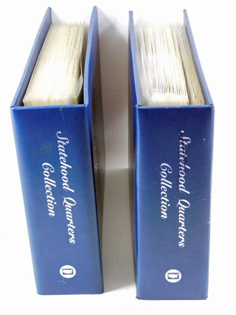 Statehood quarters and stamps complete sets Volumes I (1 of 4)