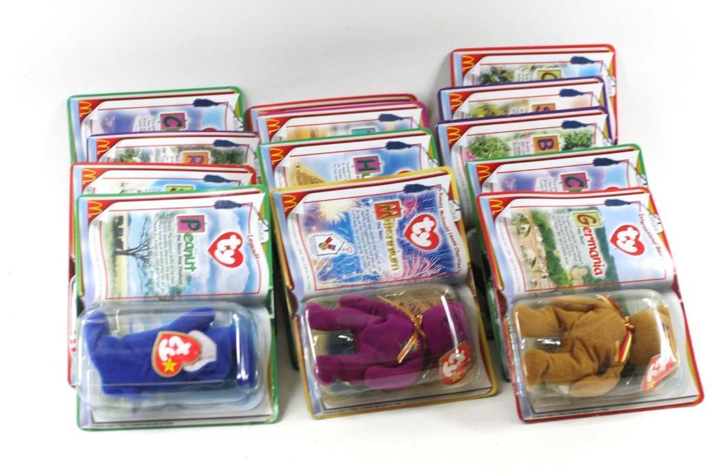 Lot of 13 McDonald's Ty Beanie Baby Toys unopened: Lot of 13 McDonald's Ty Beanie Baby Toys unopened
