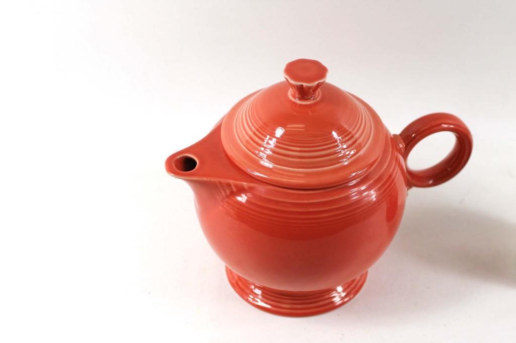 Red Fiestaware Teapot (1 of 4)